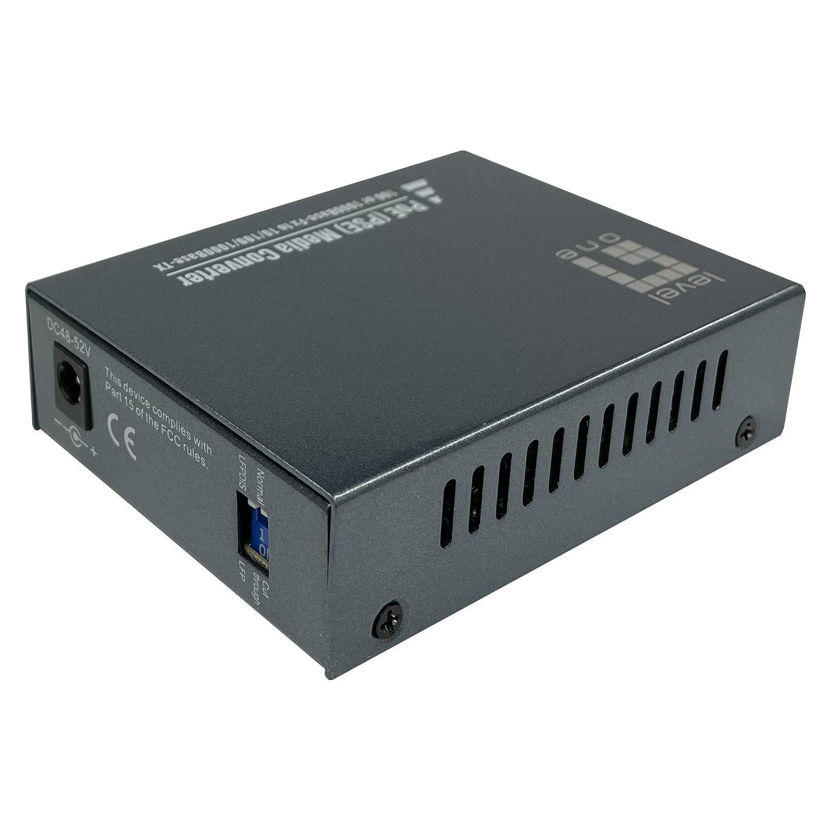 Medijski konverter LEVELONE GVT-2013 (Gigabit PoE RJ45 to SC Multi-Mode)-3