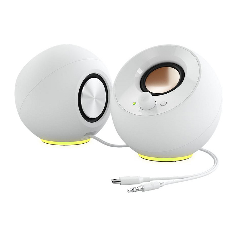 ZVUČNICI CREATIVE LABS Pebble SE (RGB, 2.0, USB-C, bijeli)-1