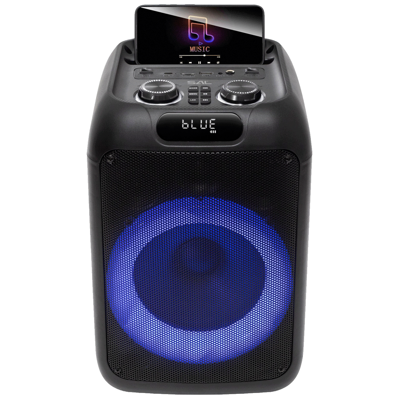 Bežični party zvučnik SAL PAR200 (50W, Bluetooth, LED, mikrofon)-1