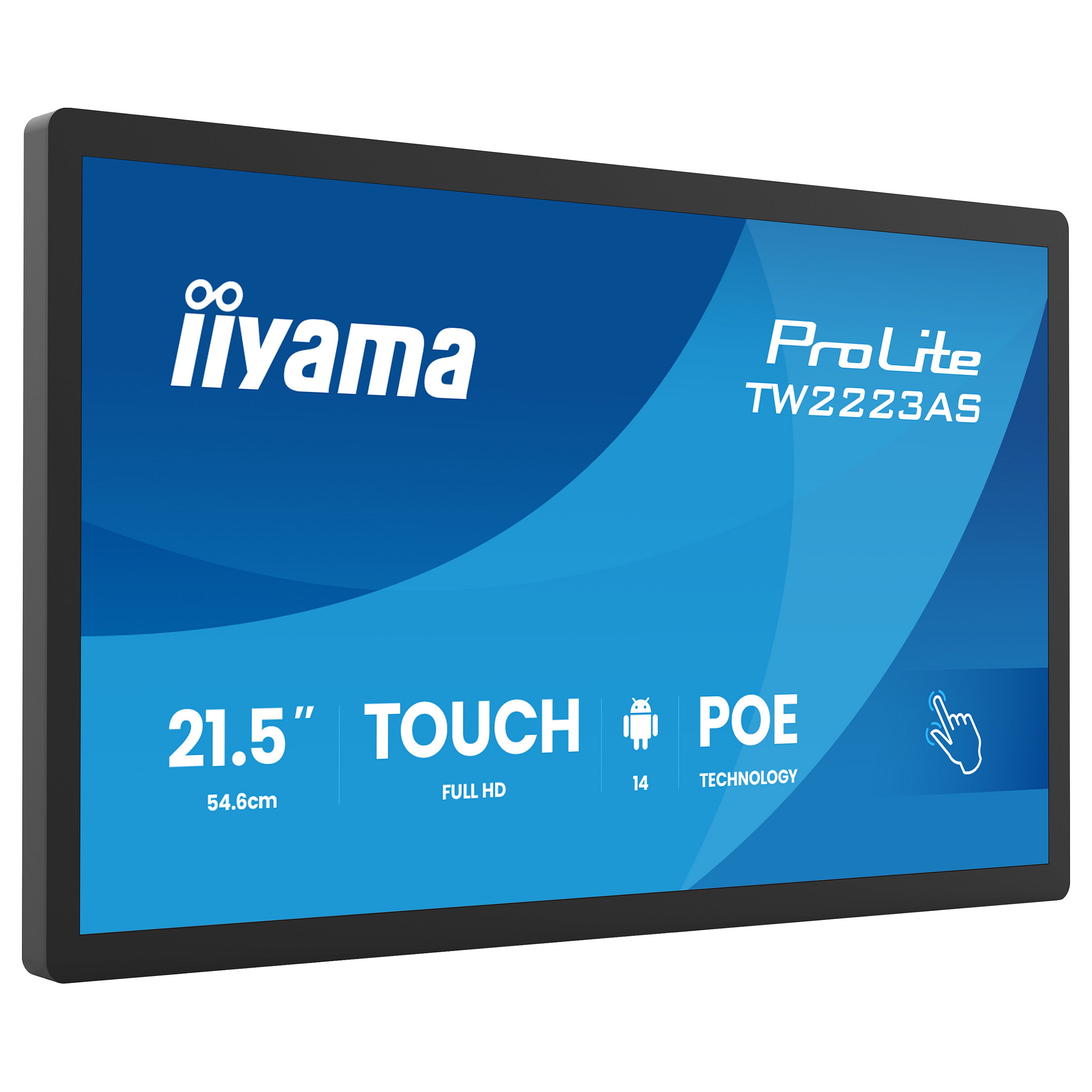 Touch Monitor IIYAMA ProLite TW2223AS-B3P 21.5" (FHD, IPS, Android 12, USB-C, IP65)-1