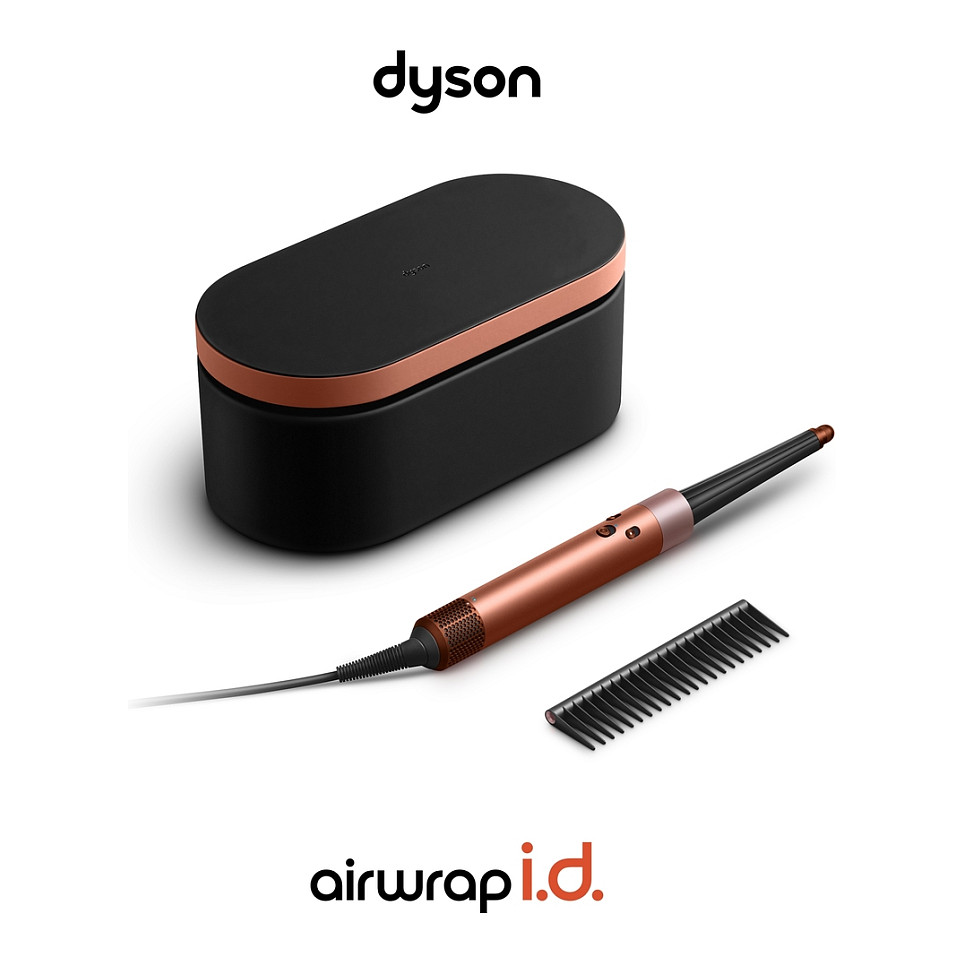 Uređaj za oblikovanje kose DYSON Airwrap i.d. Straight & Wavy (Coanda efekt, 6 nastavaka, bez oštećenja toplinom, Amber Silk)-1