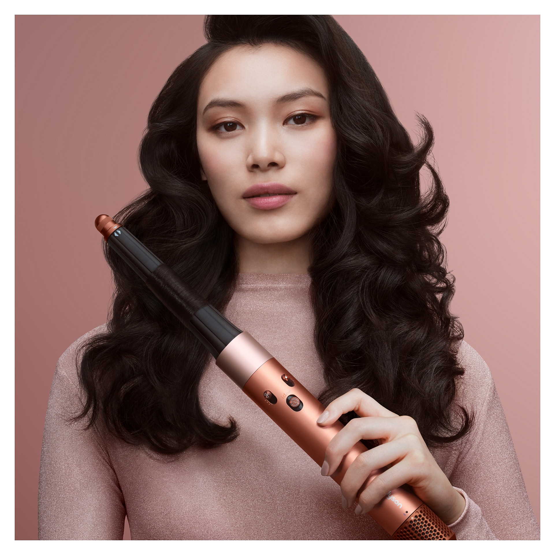 Uređaj za oblikovanje kose DYSON Airwrap i.d. Straight & Wavy (Coanda efekt, 6 nastavaka, bez oštećenja toplinom, Amber Silk)-2