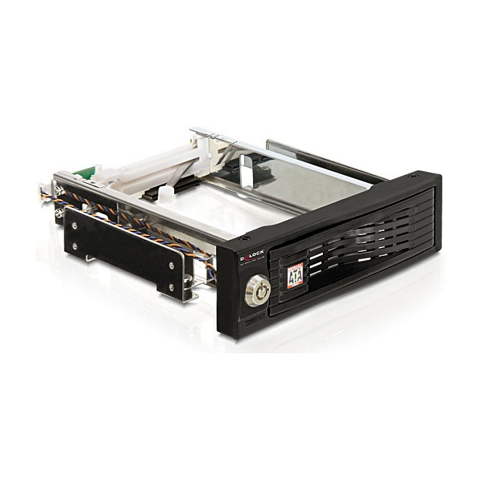 Ladica za disk DELOCK 47191 (za 1x 3.5" SATA HDD u 5.25" utor, Hot Swap, zaključavanje)