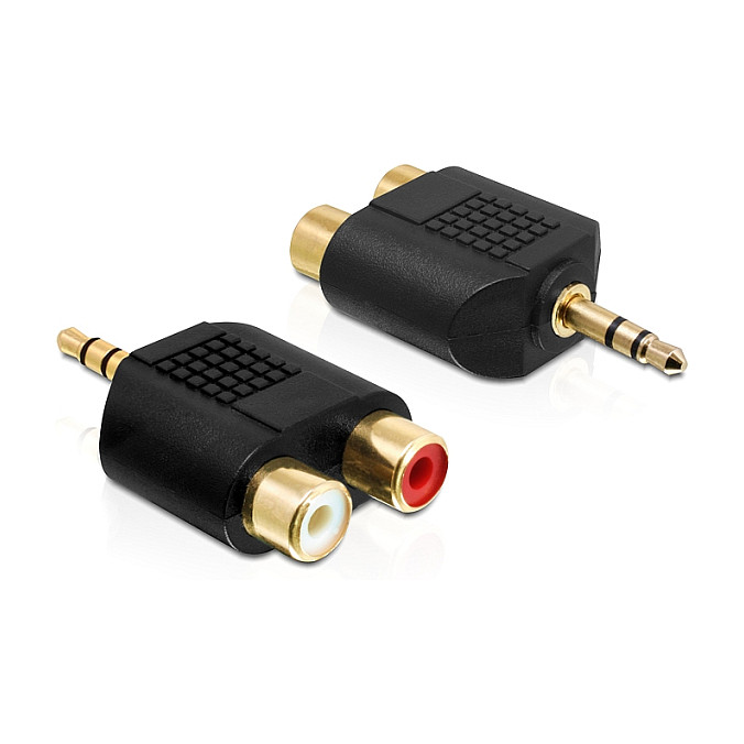Audio adapter DELOCK (3.5mm muški na 2x RCA ženski)