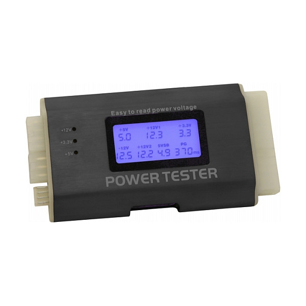 Tester napajanja DELOCK Netzteiltester III (LCD, ATX/BTX/ITX, SATA, Molex)-0