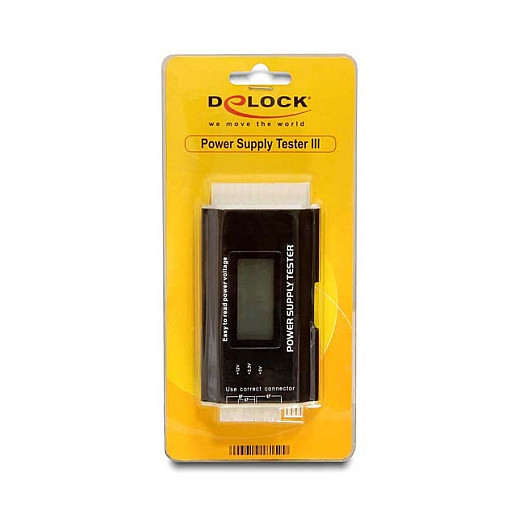Tester napajanja DELOCK Netzteiltester III (LCD, ATX/BTX/ITX, SATA, Molex)-3