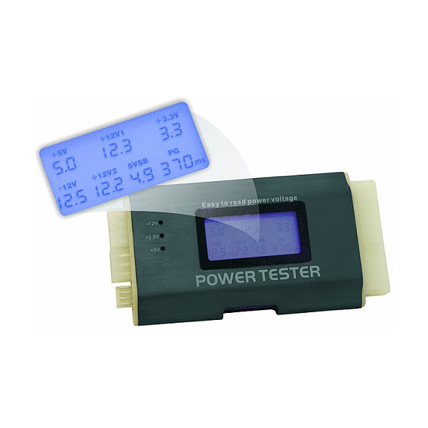 Tester napajanja DELOCK Netzteiltester III (LCD, ATX/BTX/ITX, SATA, Molex)-4