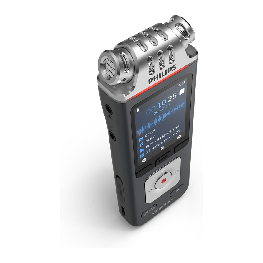 Digitalni diktafon PHILIPS VoiceTracer DVT8115 (360° mikrofon, 32GB, 36h baterije, Wi-Fi)-1