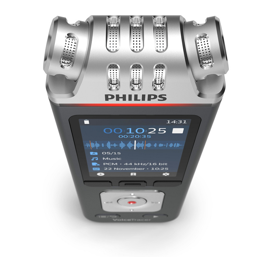 Digitalni diktafon PHILIPS VoiceTracer DVT8115 (360° mikrofon, 32GB, 36h baterije, Wi-Fi)-3