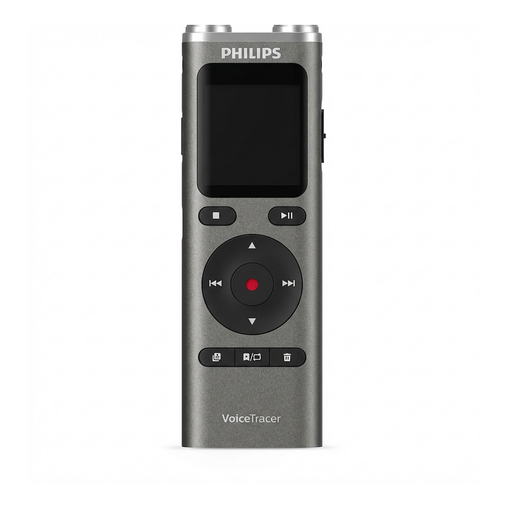 Digitalni diktafon PHILIPS VoiceTracer DVT2075 (8GB, 36h snimanja, Stereo MP3/PCM)-0
