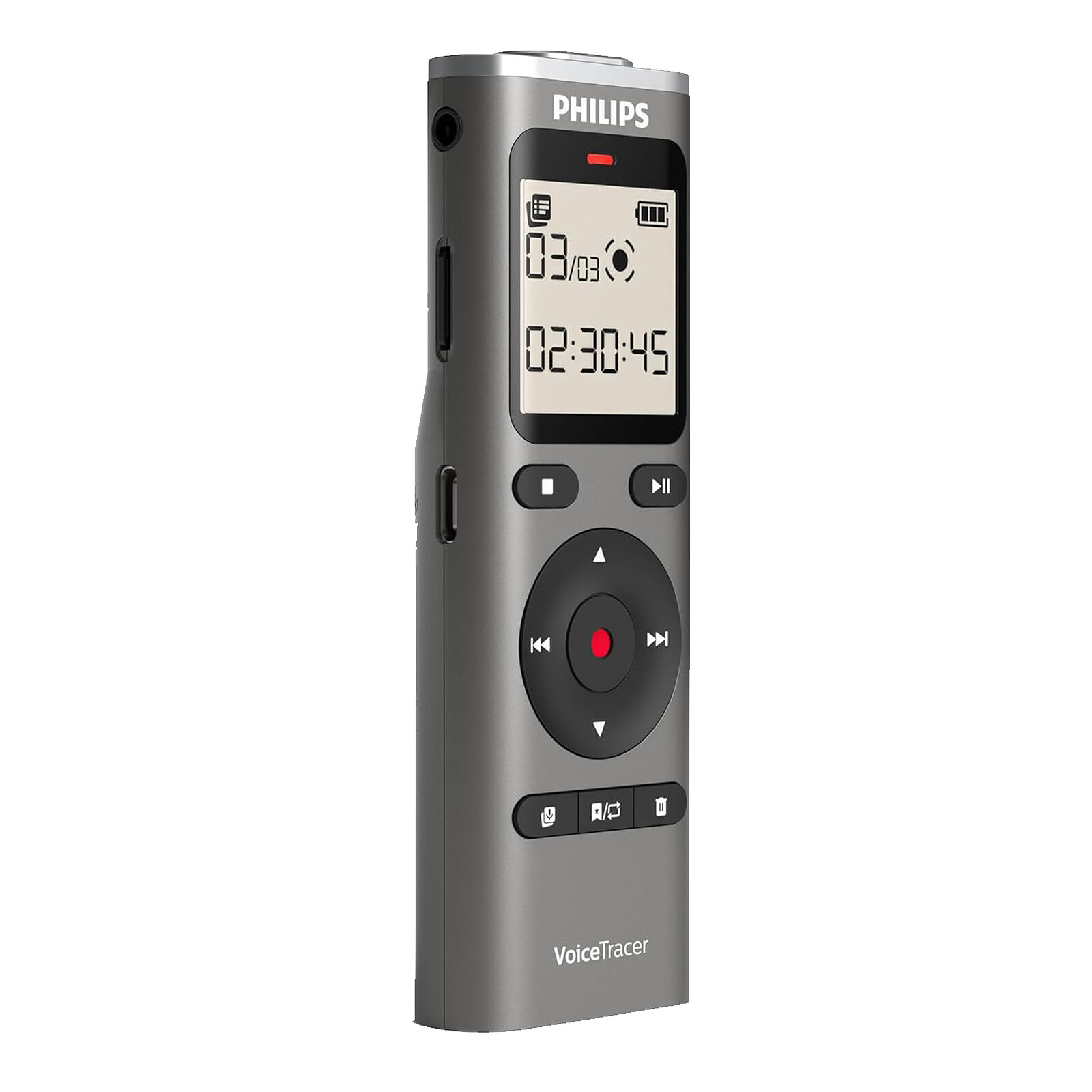 Diktafon PHILIPS VoiceTracer DVT1170 (8GB, USB-C, snimanje jednim dodirom)-0