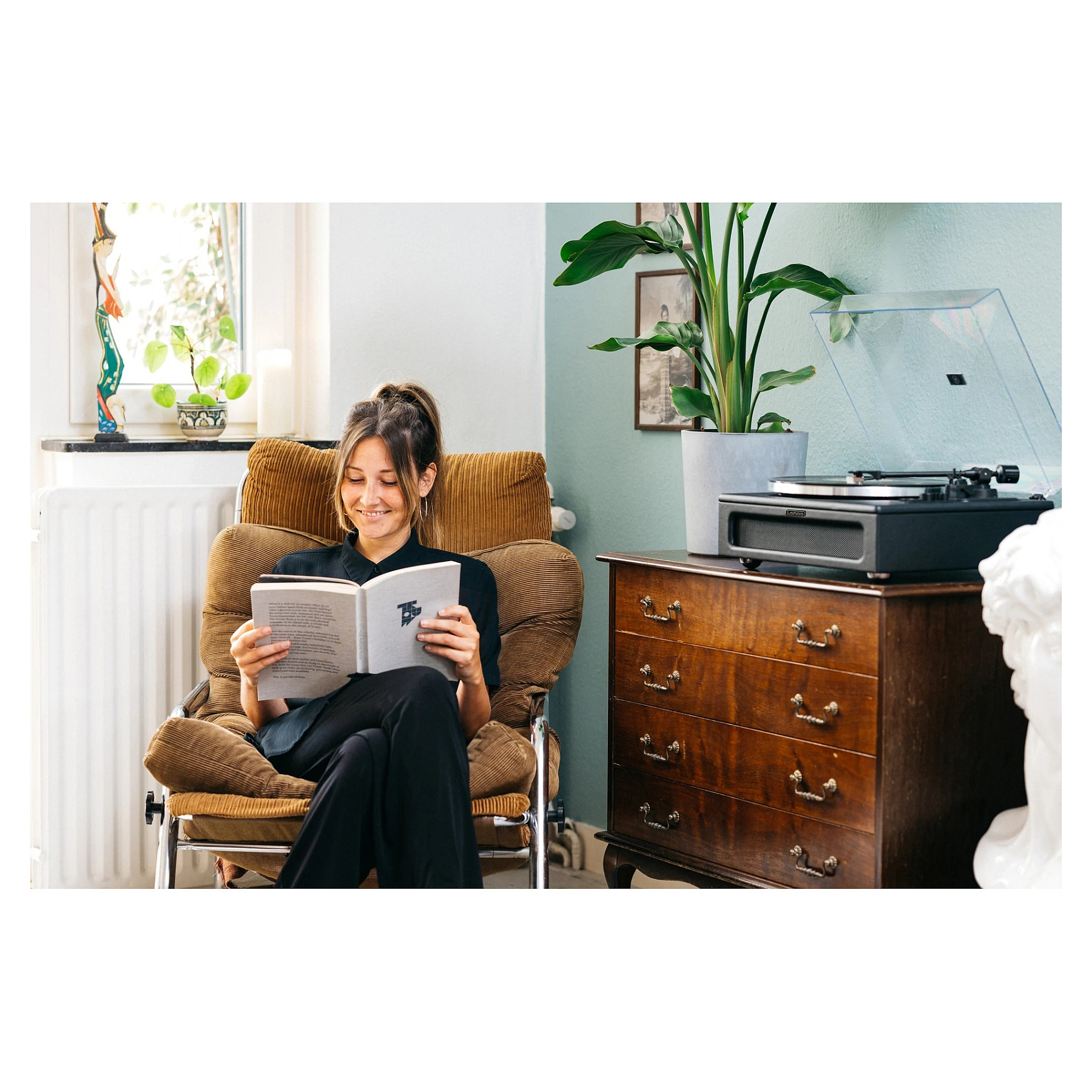 Gramofon LENCO LS-430BK (Ugrađeni zvučnici, Bluetooth, Crni)-6