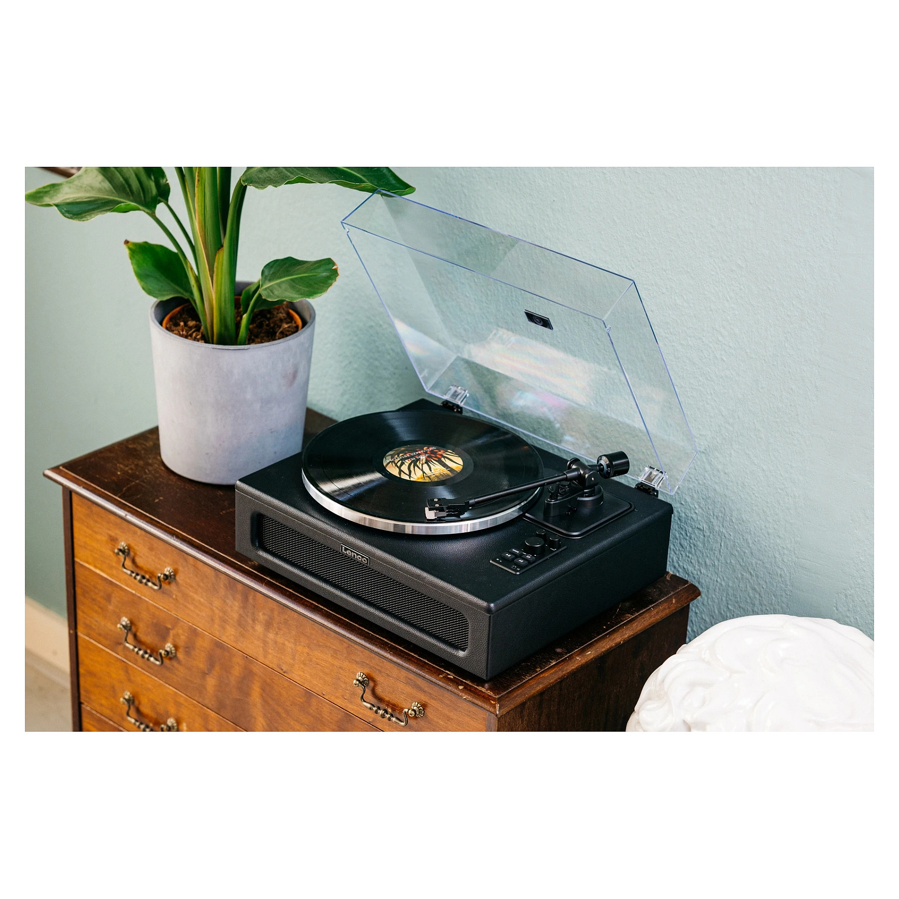 Gramofon LENCO LS-430BK (Ugrađeni zvučnici, Bluetooth, Crni)-7