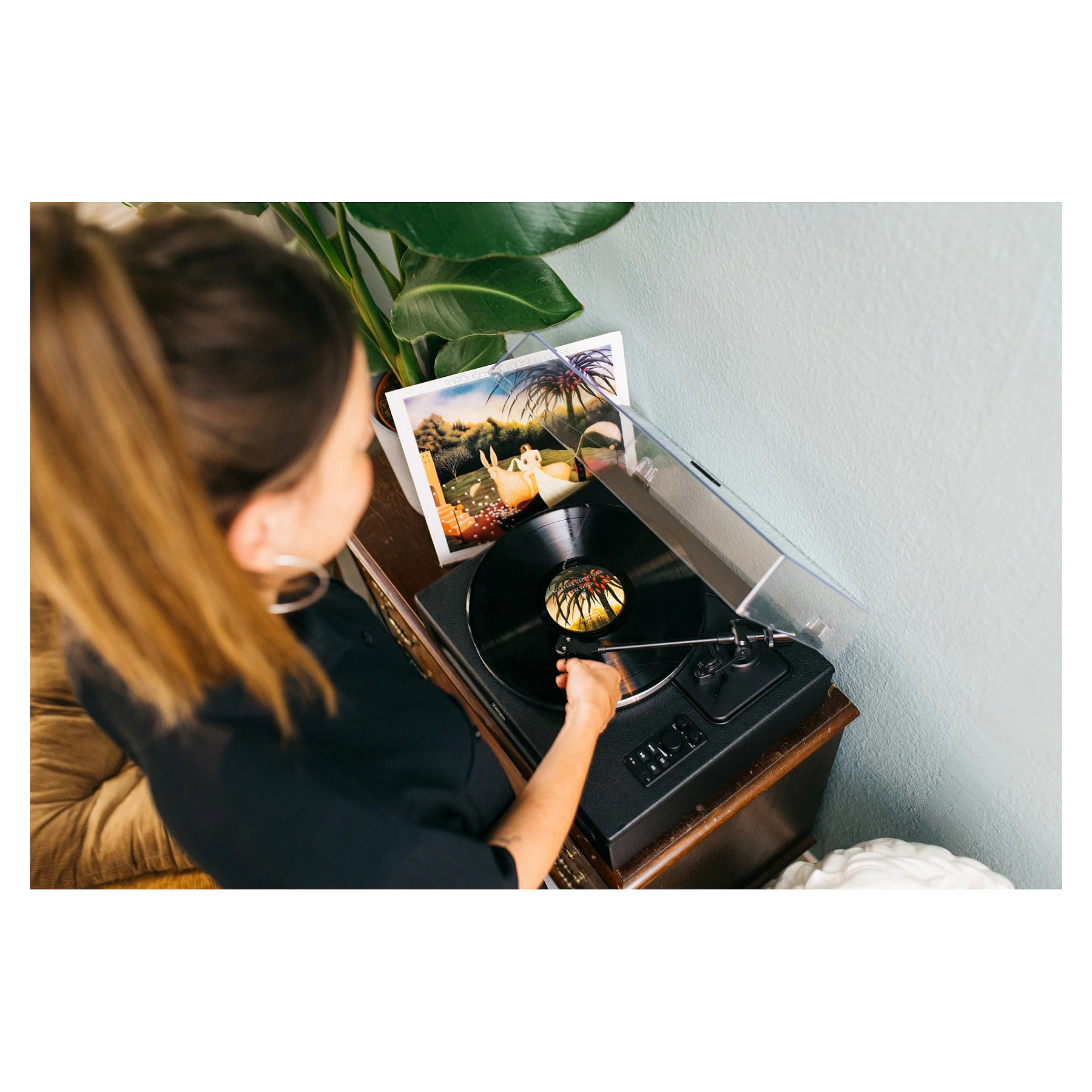 Gramofon LENCO LS-430BK (Ugrađeni zvučnici, Bluetooth, Crni)-13