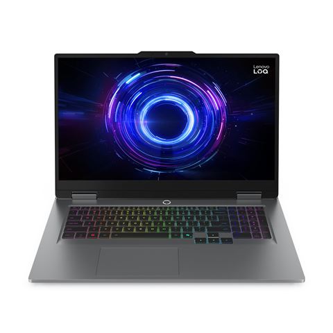 Laptop LENOVO LOQ 17IRX10 (17.3" IPS FHD 144Hz, Intel Core i7-13650HX, 32GB RAM, 1TB SSD, NVIDIA GeForce RTX 4060 8GB, FreeDOS, HR tipkovnica, siva)