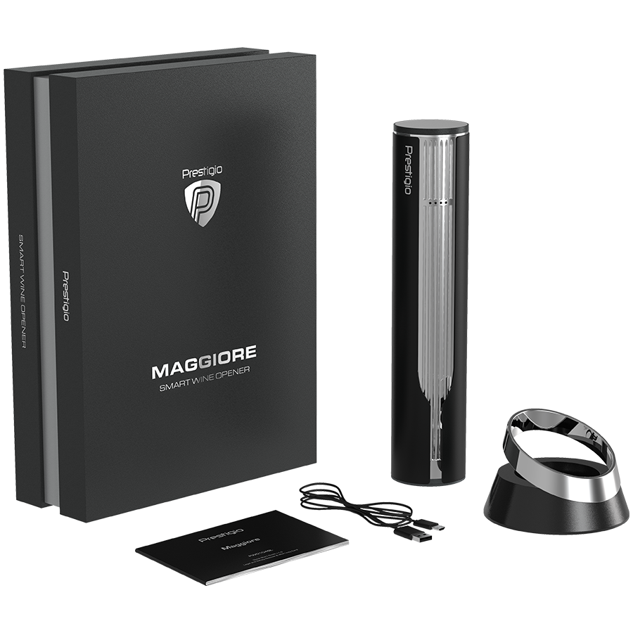 Automatski otvarač za vino PRESTIGIO Maggiore PWO104SL_EN (do 70 boca, rezač folije)-13