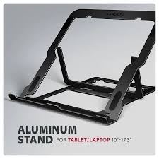 Stalak za laptop AXAGON STND-LAB (10"-17.3", 8 pozicija, aluminijski), crni