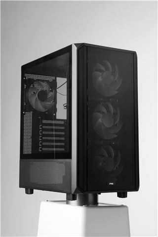 MS FIGHTER V335 Gaming Kućište (Midi Tower, ATX, Kaljeno staklo, bez napajanja)