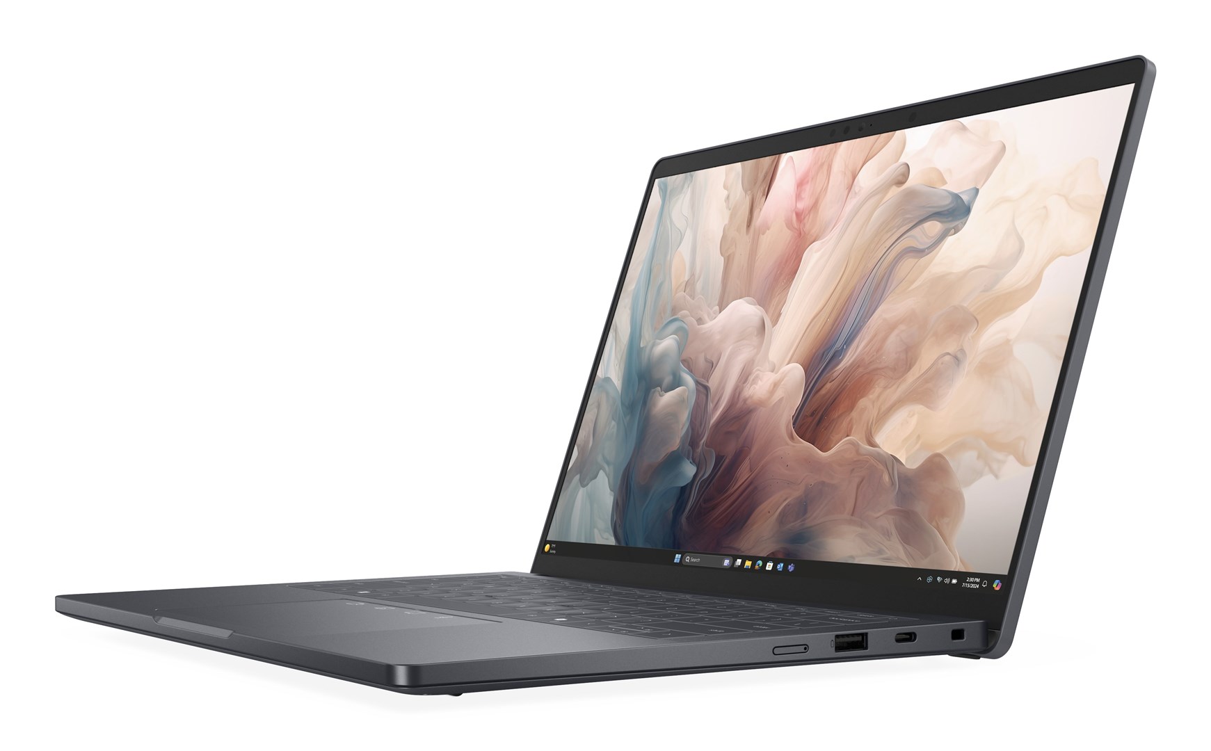 Laptop DELL Pro 14 Premium PA14250 Copilot+ PC (14", Full HD+, Intel Core Ultra 5 236V, 16GB, 512GB SSD, Windows 11 Pro) sivi – internacionalna non HR tipkovnica-2