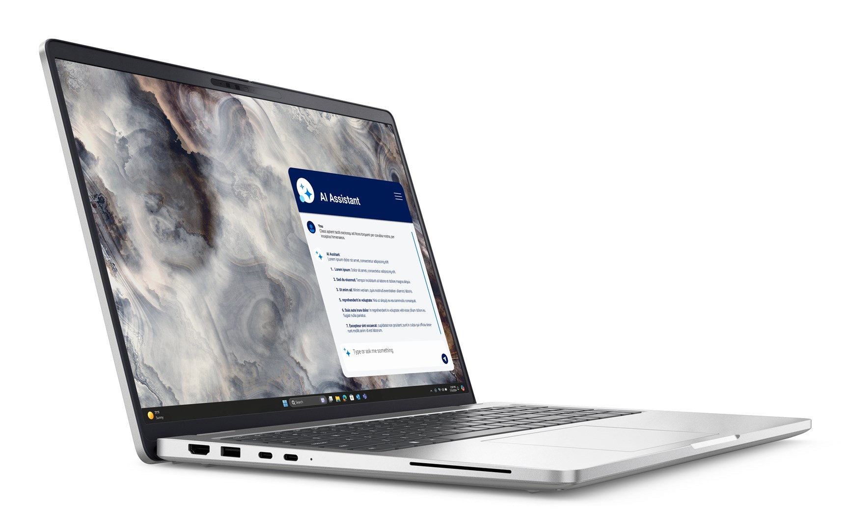 Laptop DELL Pro 16 Plus PB16250 Copilot+ PC (16", Full HD+ Touch, Intel Core Ultra 7 266V, 16GB, 512GB SSD, Windows 11 Pro) aluminij– internacionalna non HR tipkovnica-3
