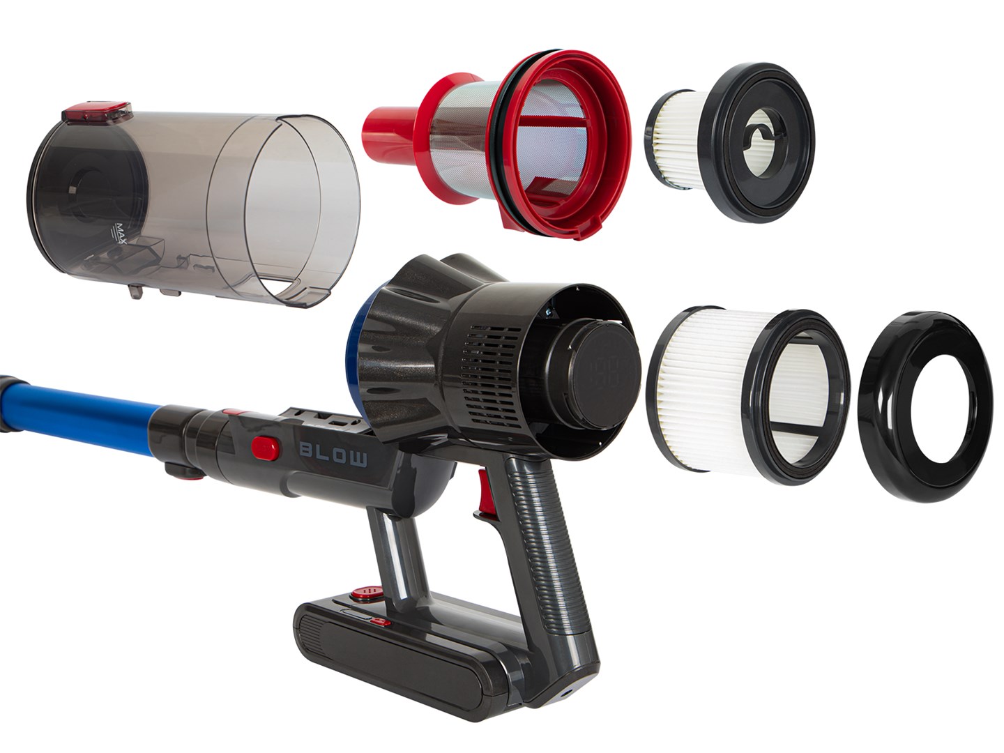 Uspravni usisavač bez vrećice BLOW UP450 (600W, 1.2L, 2-u-1)-5