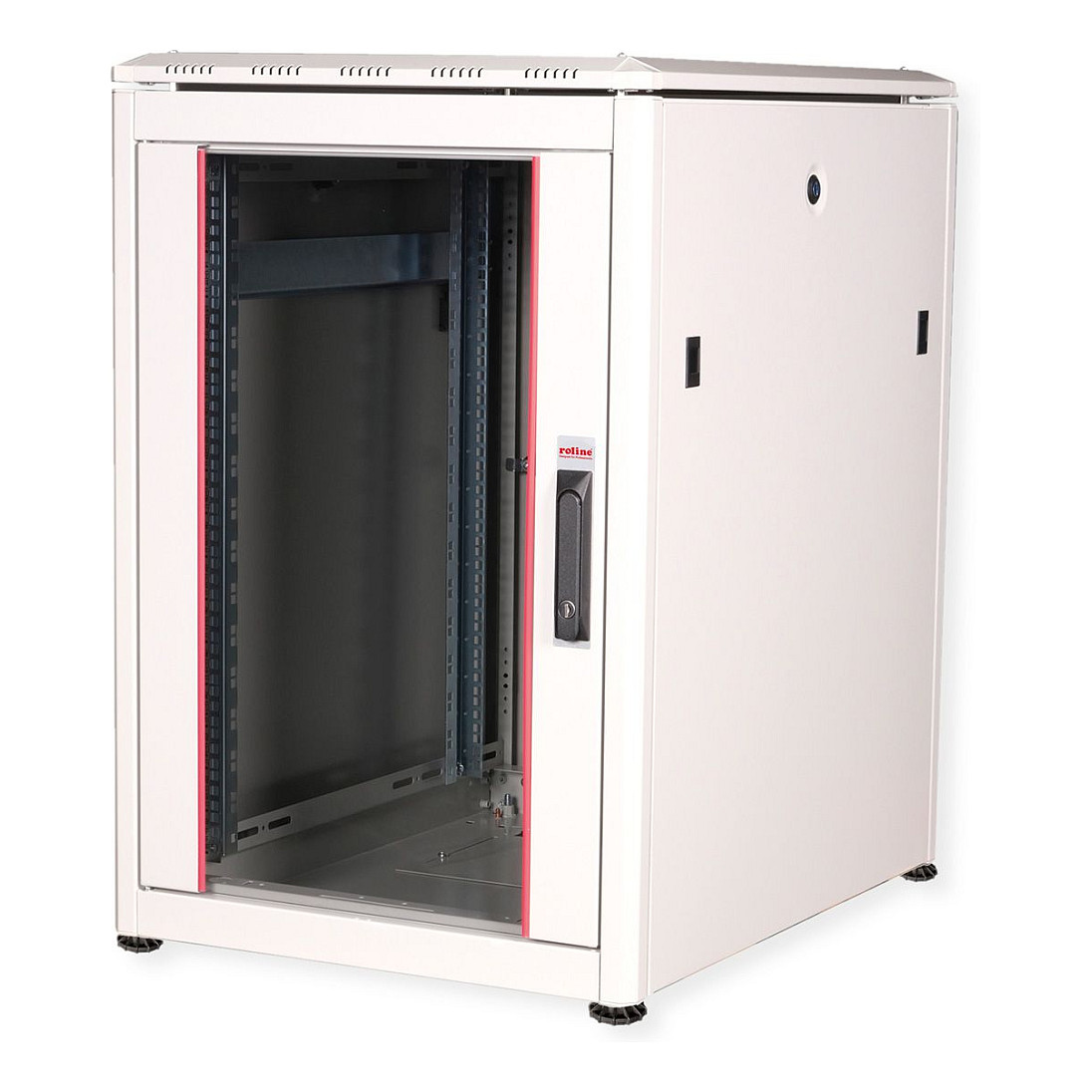 ROLINE PRO 19" mrežni ormar 16U (600x800mm, staklena vrata, 600kg nosivost) sivi