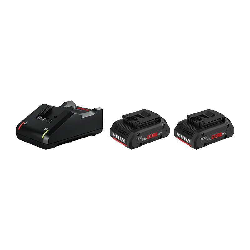 Starter set BOSCH 2x ProCORE18V 4.0Ah + GAL 18V-40