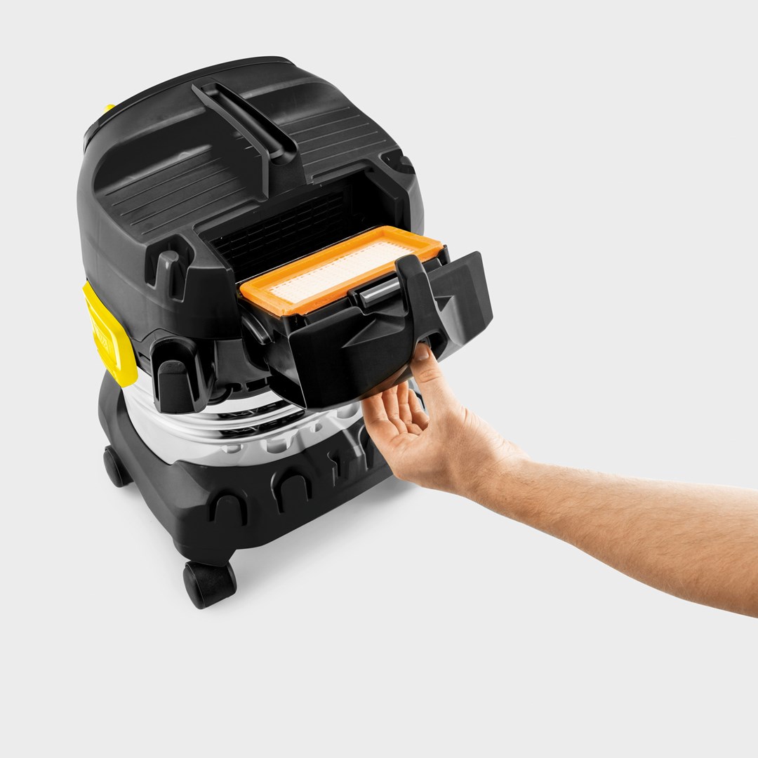 Usisavač za mokro i suho usisavanje KARCHER WD 4 S V-20/5/22 (1000W, 20L, inox spremnik, funkcija puhanja)-3