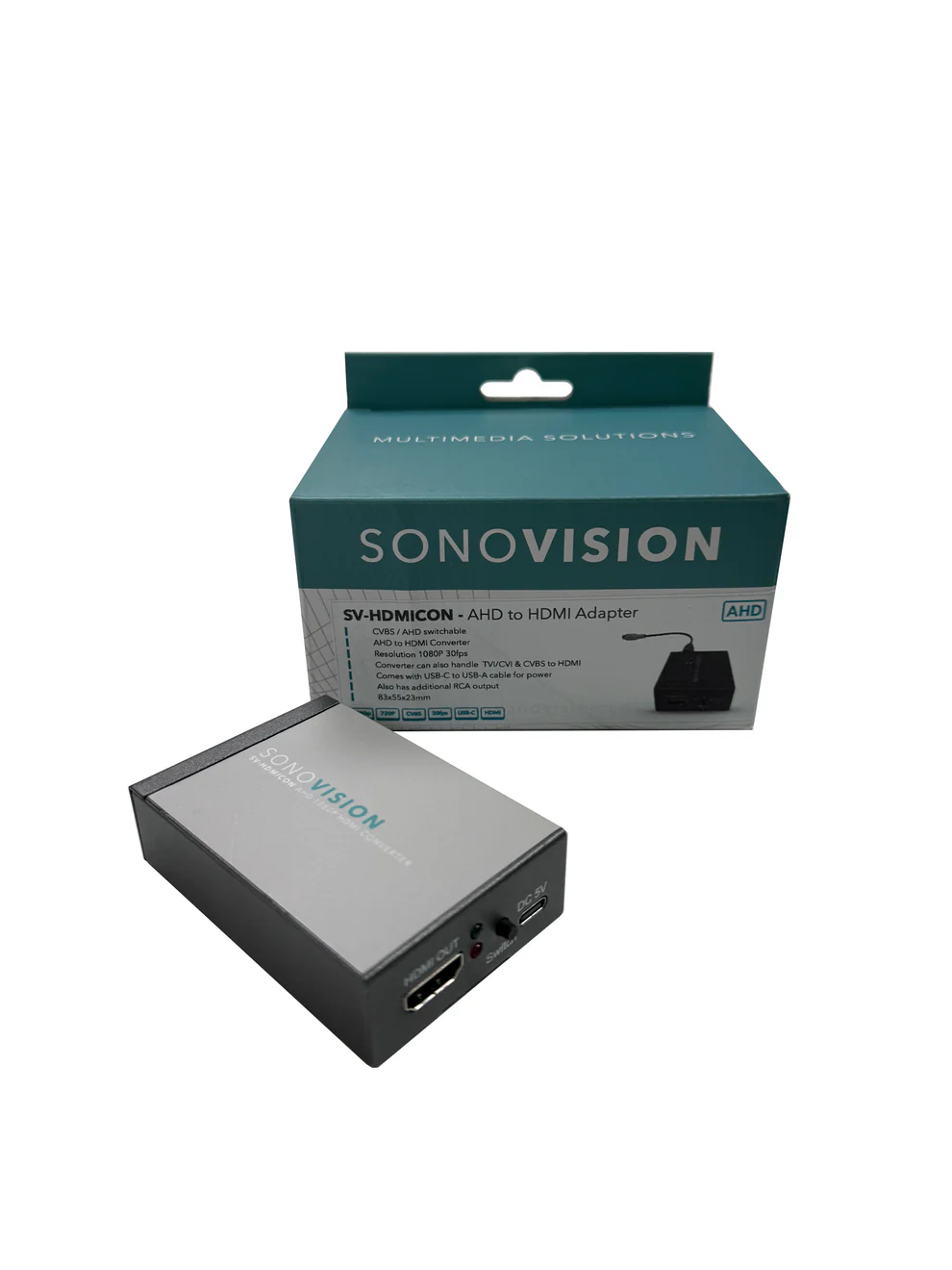 Adapter za stražnju kameru SONOVISION SV-HDMICON (AHD/TVI/CVI/CVBS u HDMI, 1080p)