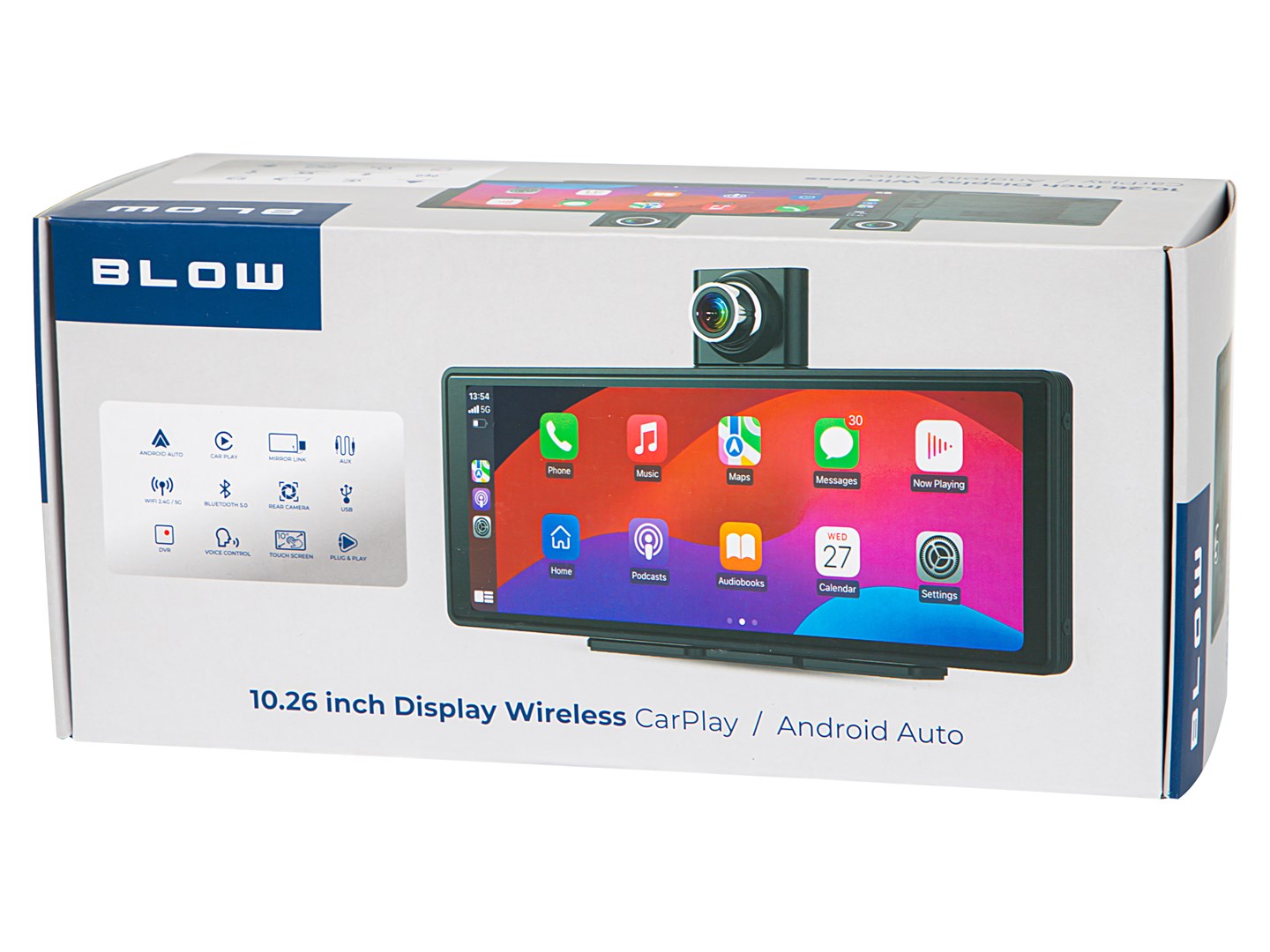 Multimedijska postaja BLOW CarPlay 5.0 (10.26" zaslon, bežični CarPlay/Android Auto, DVR, stražnja kamera)-3