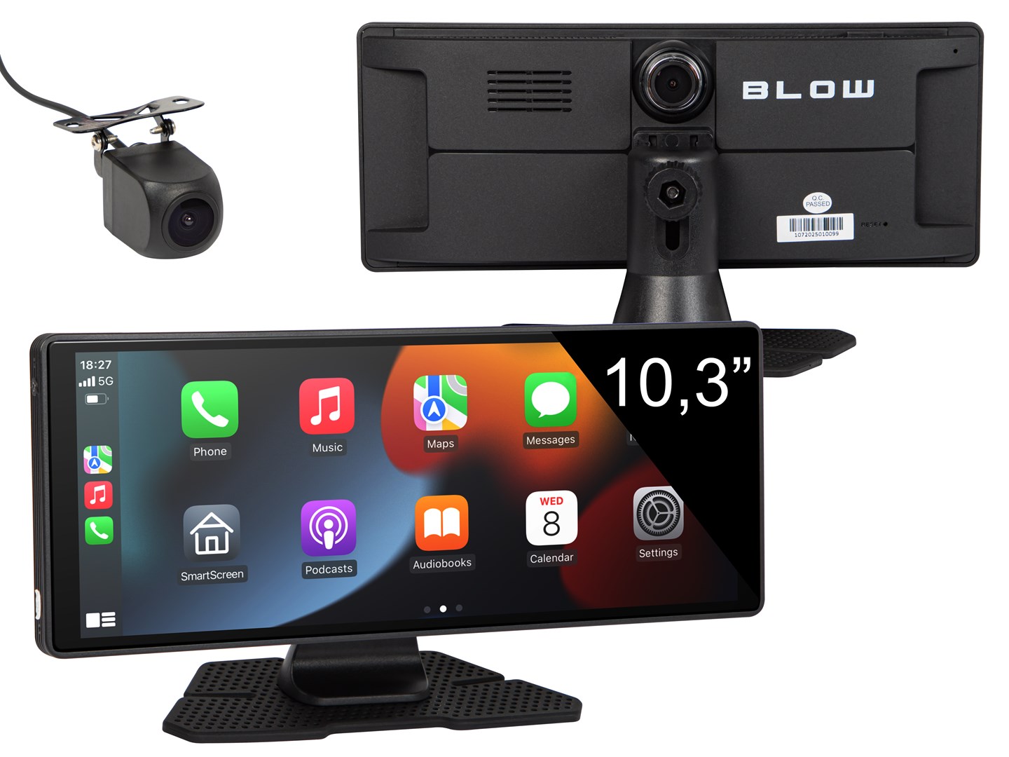 Multimedijska postaja BLOW CarPlay 5.0 (10.26" zaslon, bežični CarPlay/Android Auto, DVR, stražnja kamera)-2