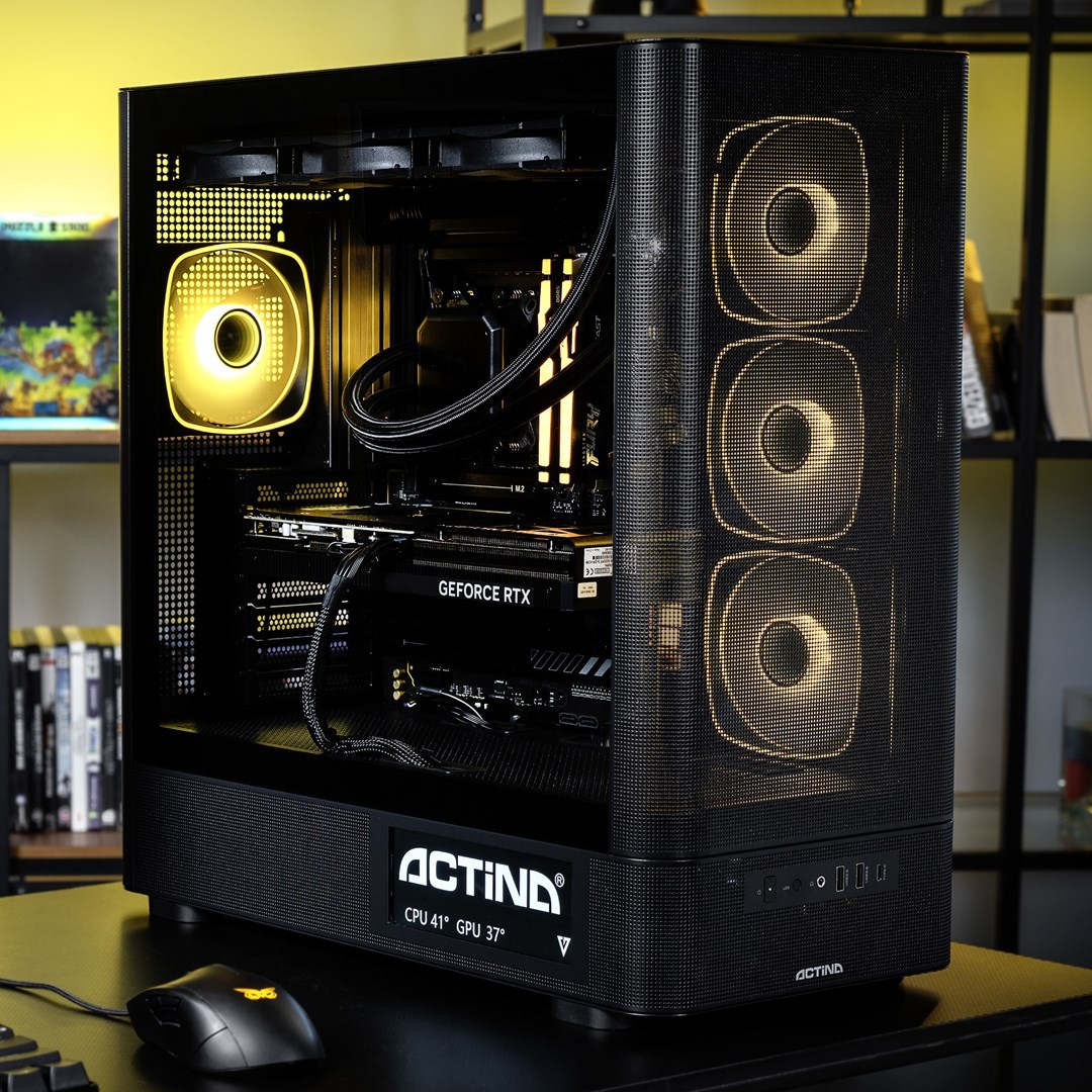 Gaming računalo ACTINA GameOn iCUE (Ryzen 5 5600X, 16GB DDR4, 1TB NVMe, RTX 3060 12GB, Win 11)-11