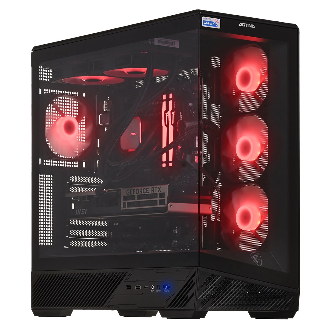 Gaming računalo ACTINA GameOn iCUE (Intel Core i5-12400F, 16GB DDR4, 1TB NVMe, RTX 3060 12GB, Win 11)-0