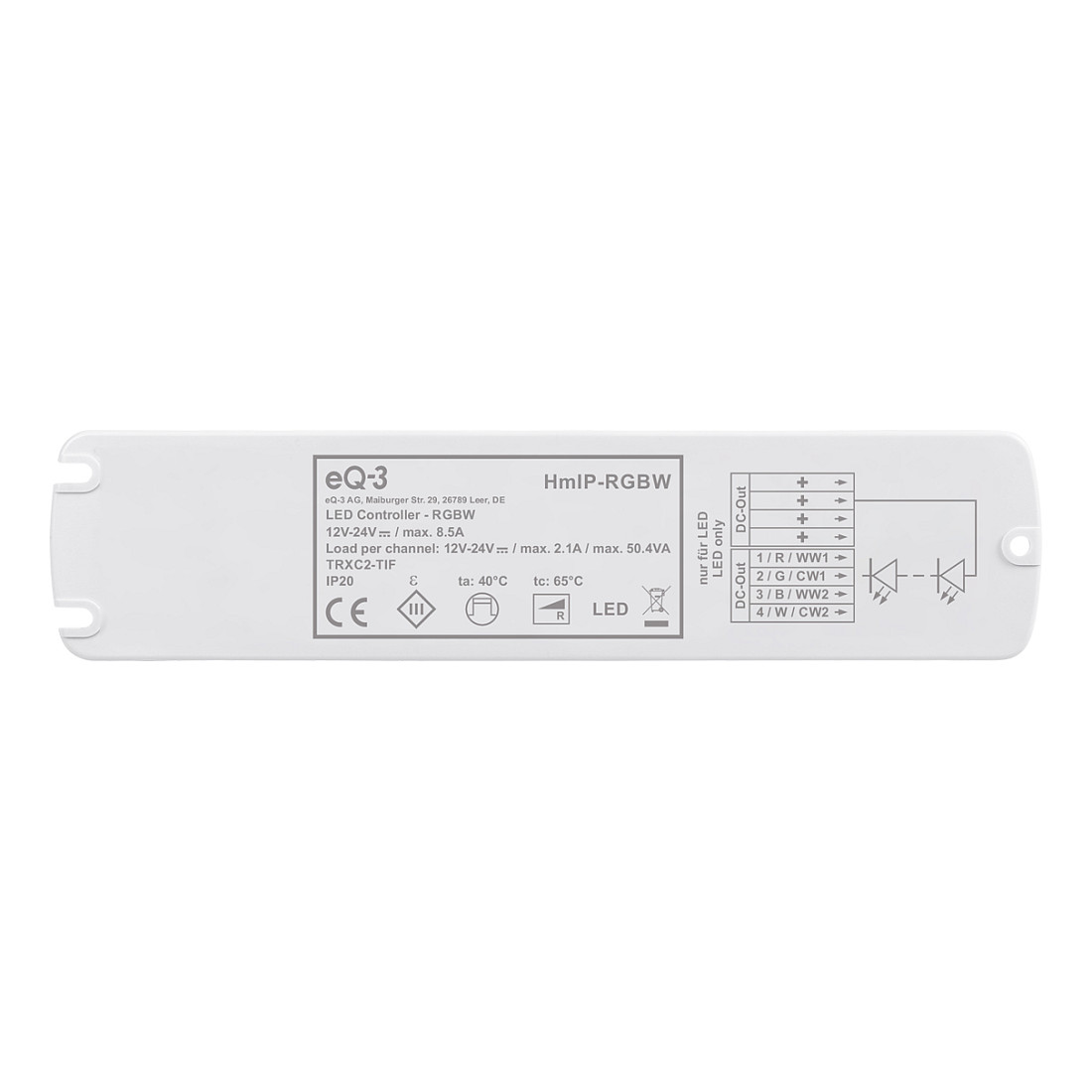LED kontroler HOMEMATIC IP LED Controller (RGBW)-2