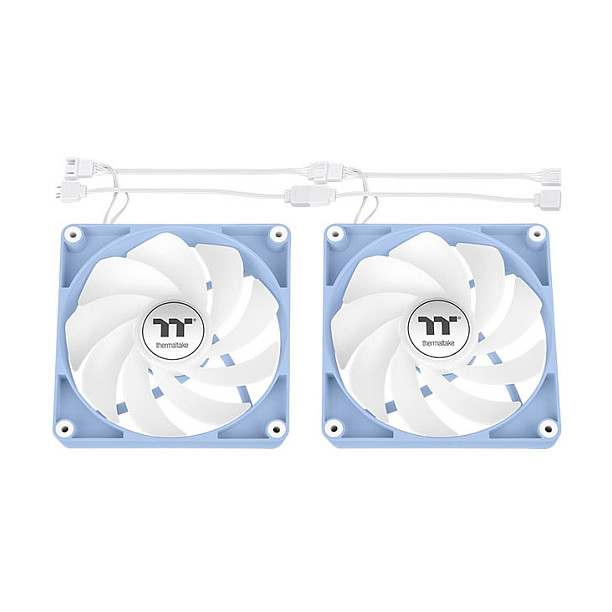Ventilator za kućište THERMALTAKE CT120 Reverse ARGB Sync (120mm, Hydrangea Blue, 2 komada)-3