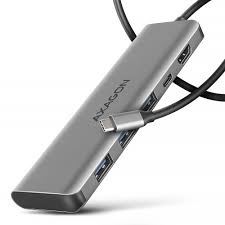 USB-C Hub AXAGON HMC-5H (3x USB 3.2, HDMI, PD 100W)-0