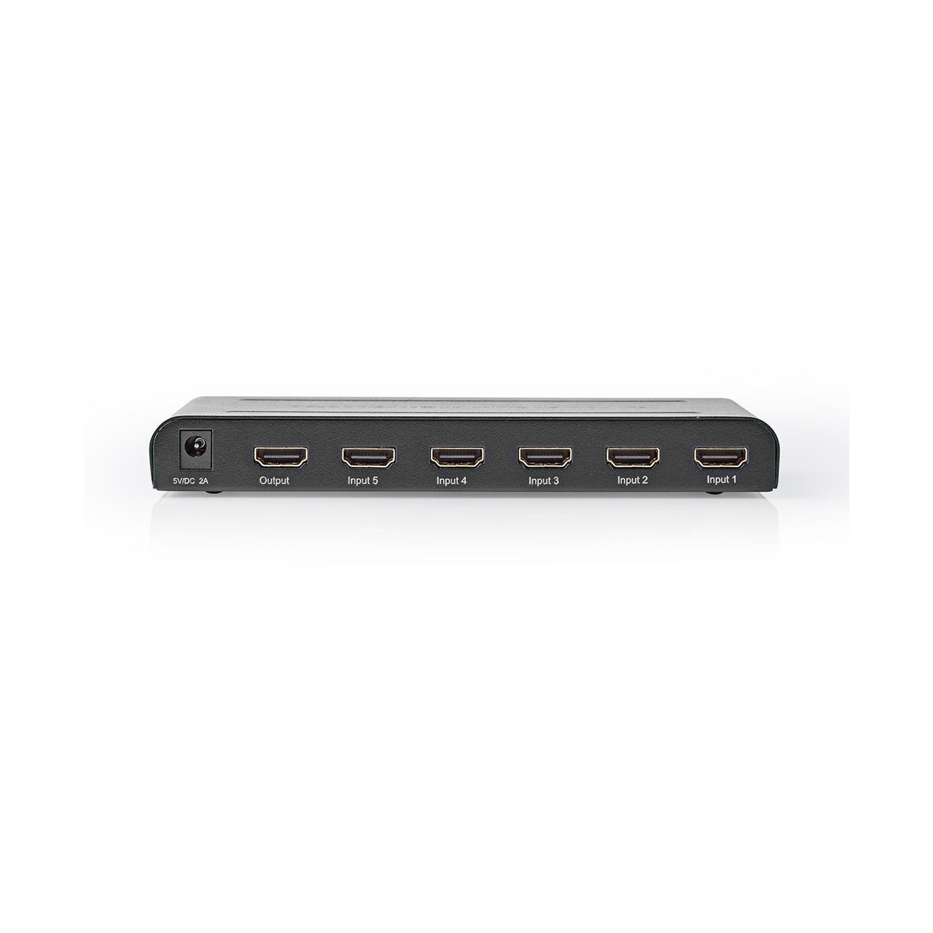 HDMI preklopnik NEDIS VSWI3475AT 5-portni (5x HDMI ulaz na 1x HDMI izlaz), 4K@60Hz, daljinski upravljač-0