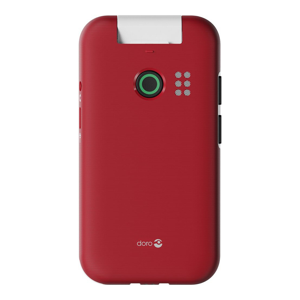 Preklopni mobitel DORO Primo 418 (crveni, SOS tipka, stalak za punjenje)-3