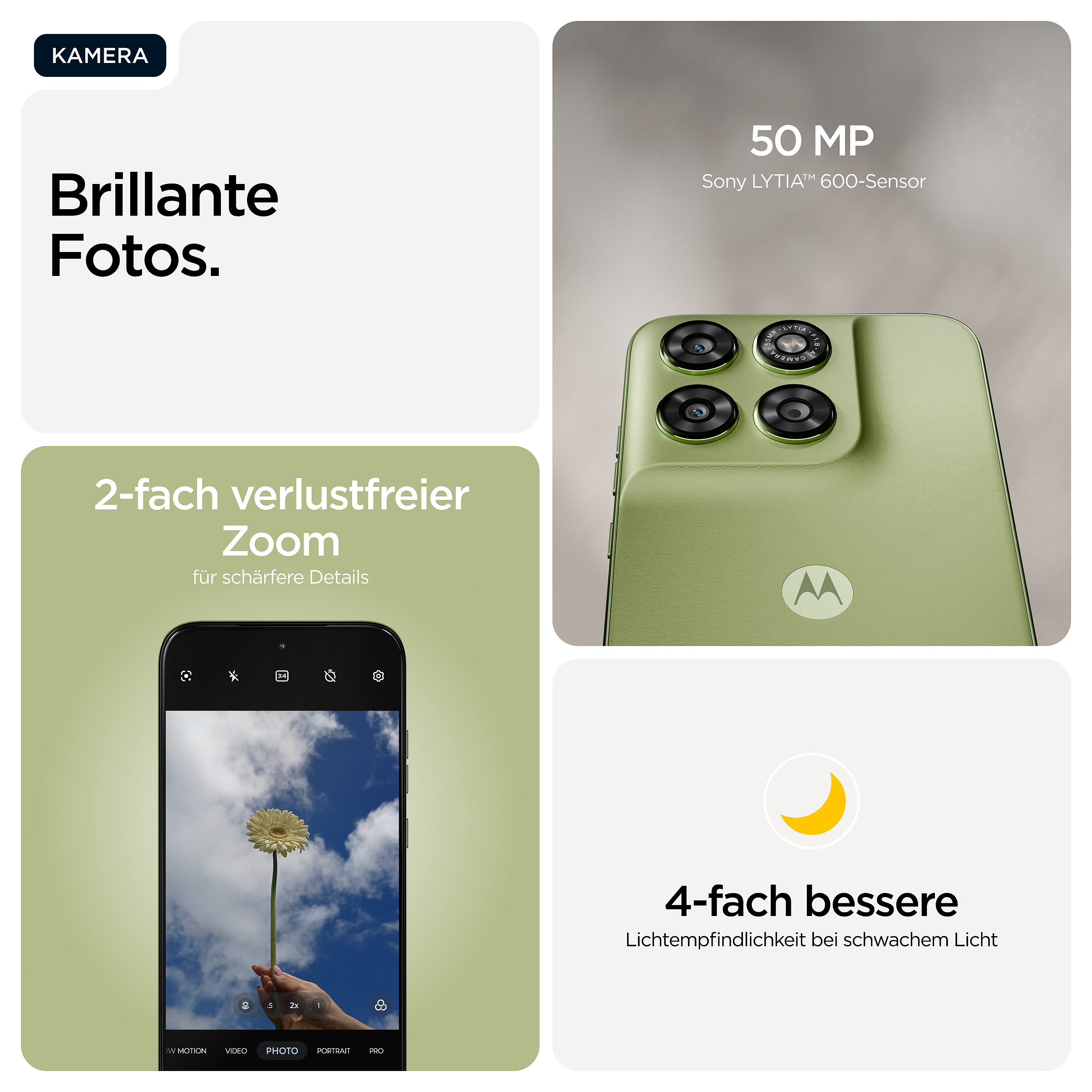 Pametni telefon MOTOROLA Moto G 5G (2024) 4/128GB Sage Green (6.6" 120Hz, 50MP kamera, 5000mAh baterija)-9