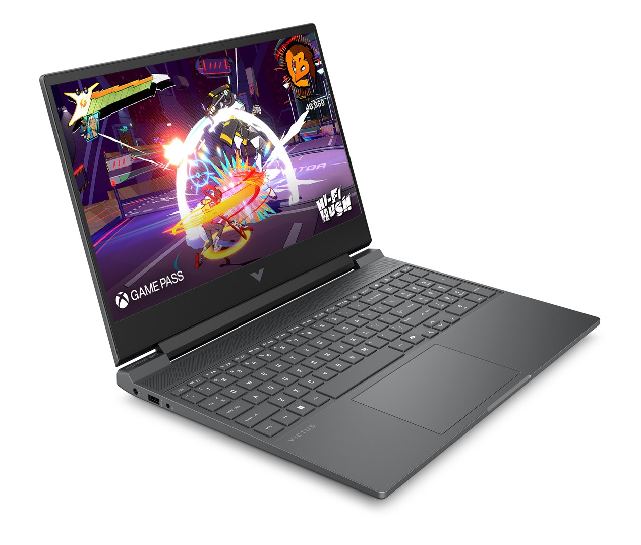 Laptop HP Victus Gaming 15-fb3231nw (15,6", IPS, Full HD, AMD Ryzen 7 7445H, 16 GB, 512 GB SSD, NVIDIA GeForce RTX 4050, Windows 11 Home, Non-HR tipkovnica, crna)-1