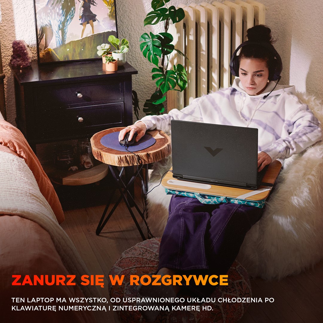 Laptop HP Victus Gaming 15-fb3231nw (15,6", IPS, Full HD, AMD Ryzen 7 7445H, 16 GB, 512 GB SSD, NVIDIA GeForce RTX 4050, Windows 11 Home, Non-HR tipkovnica, crna)-11
