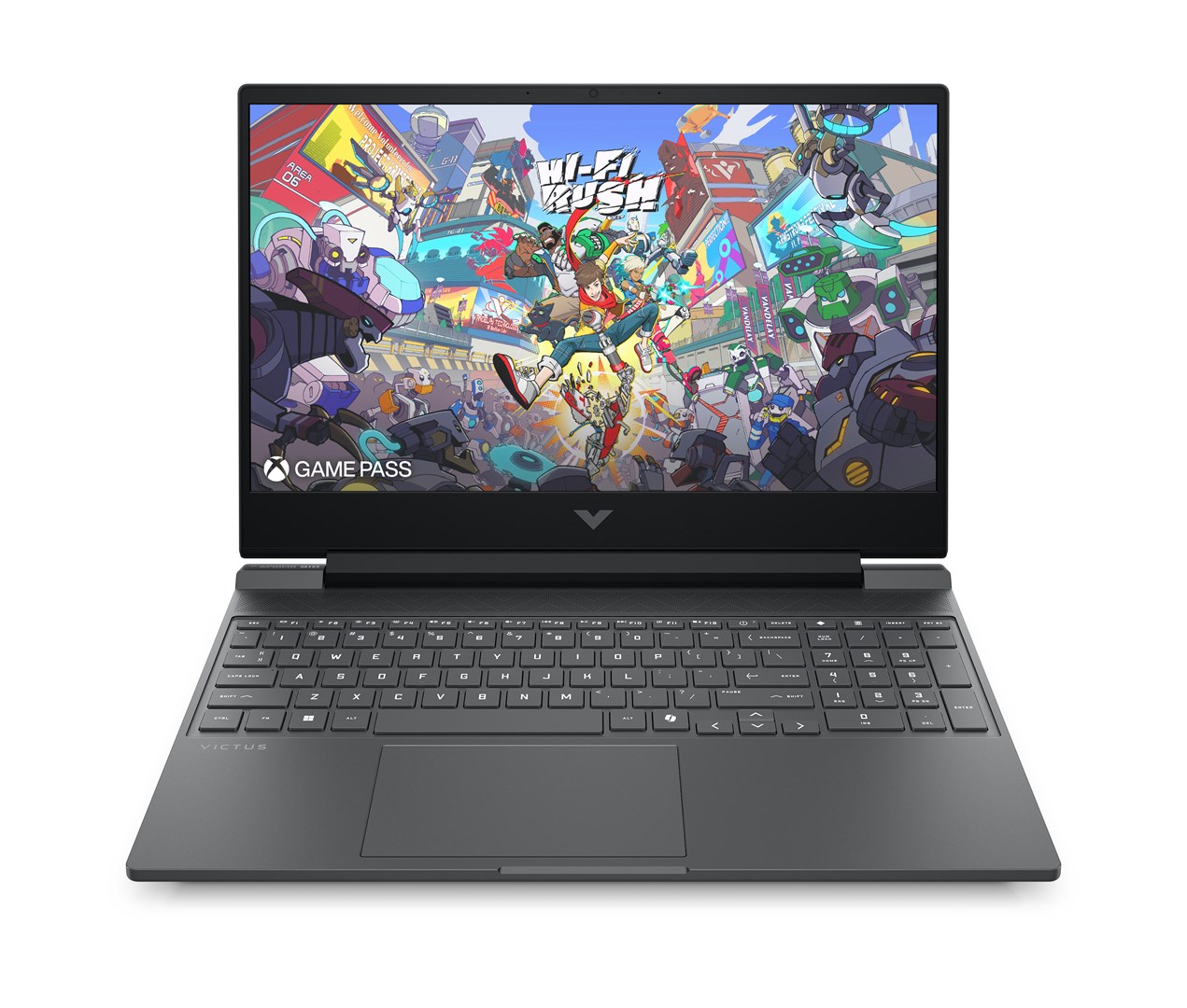 Laptop HP Victus Gaming 15-fb3231nw (15,6", IPS, Full HD, AMD Ryzen 7 7445H, 16 GB, 512 GB SSD, NVIDIA GeForce RTX 4050, Windows 11 Home, Non-HR tipkovnica, crna)
