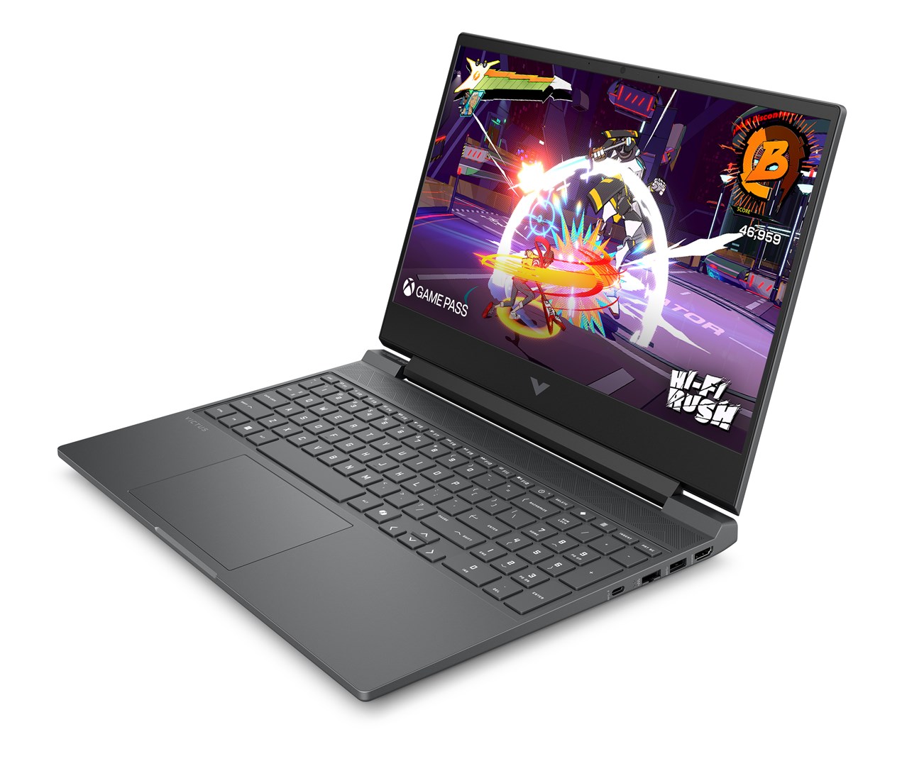 Laptop HP Victus Gaming 15-fb3231nw (15,6", IPS, Full HD, AMD Ryzen 7 7445H, 16 GB, 512 GB SSD, NVIDIA GeForce RTX 4050, Windows 11 Home, Non-HR tipkovnica, crna)-14