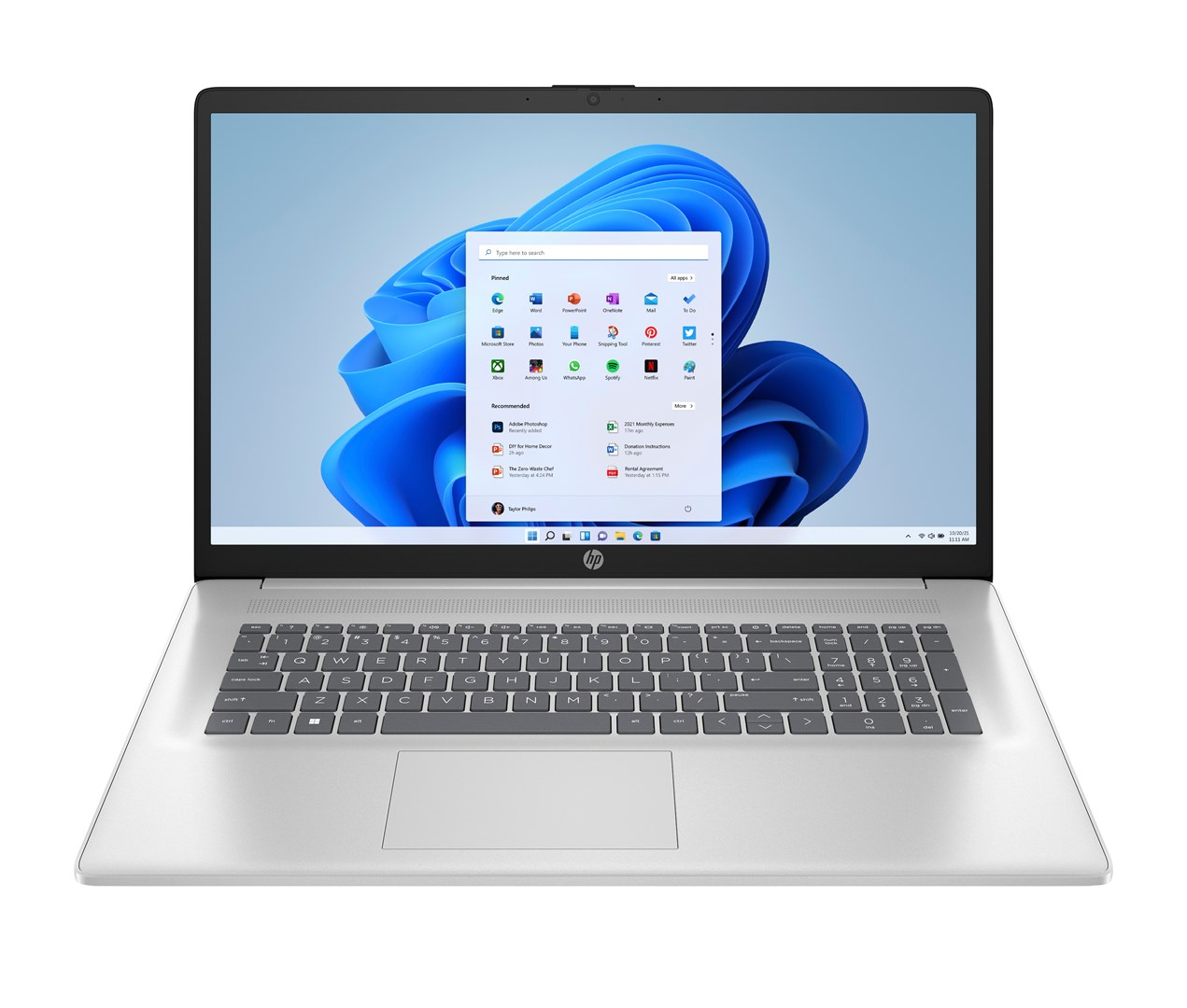 Prijenosno računalo HP 17-cn4007nw (17.3" FHD IPS, Core 7 150U, 16GB RAM, 512GB SSD, Intel Graphics, Win11, Natural Silver)