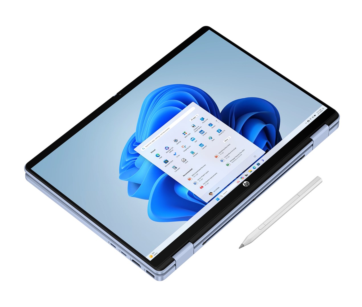 Prijenosno računalo HP OmniBook 5 Flip 14-fp0004nw (14" 2K Touch, Core 5 120U, 16GB RAM, 512GB SSD, Intel Graphics, Win11) Blue Sky - non-HR tipkovnica-14