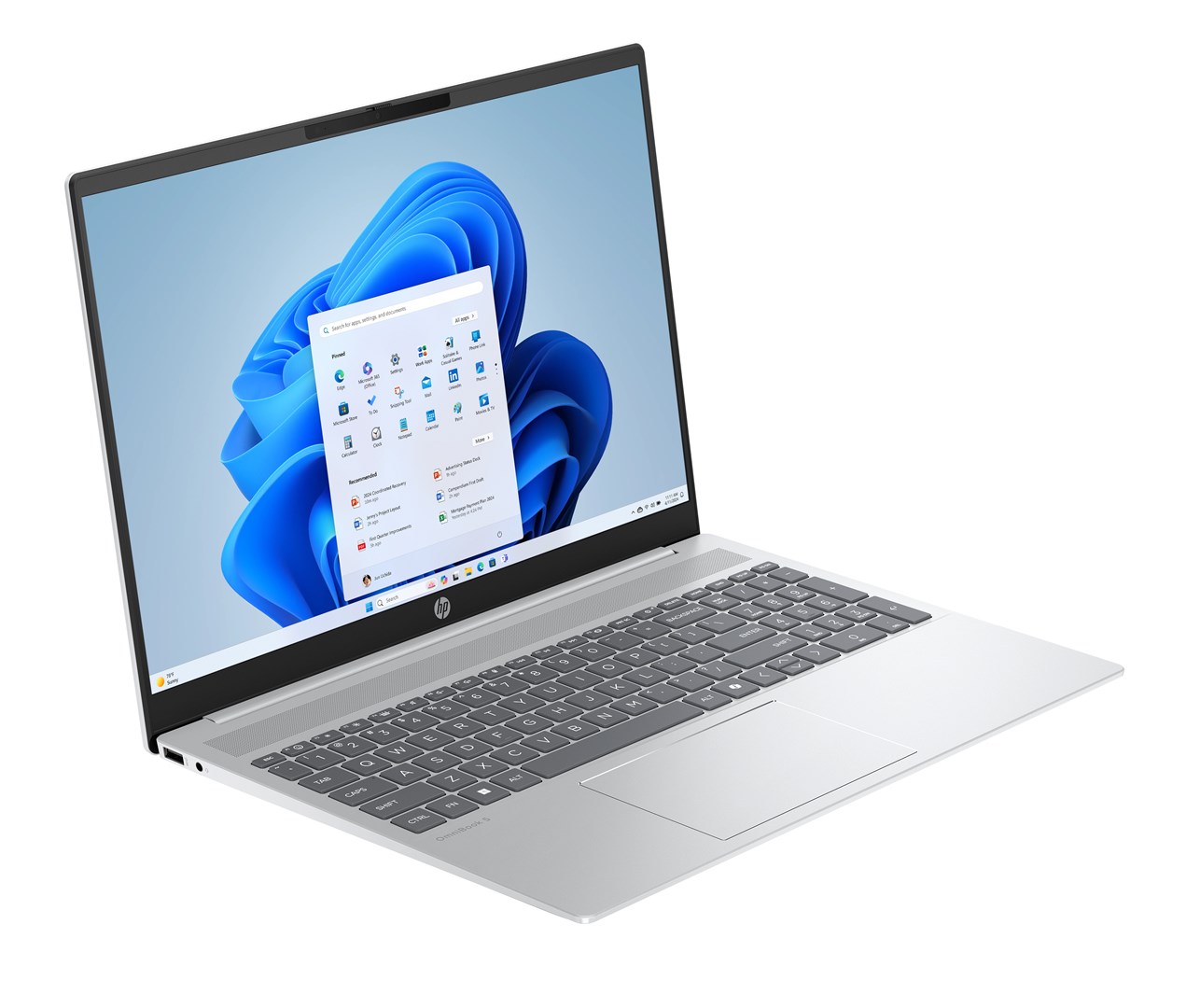 Prijenosno računalo HP OmniBook 5 AI 16-af1216nw (Ultra 7 255U, 16GB, 512GB SSD, 16" 2K OLED, Intel Arc, Win11, Glacial Silver, non-HR tipkovnica)-1