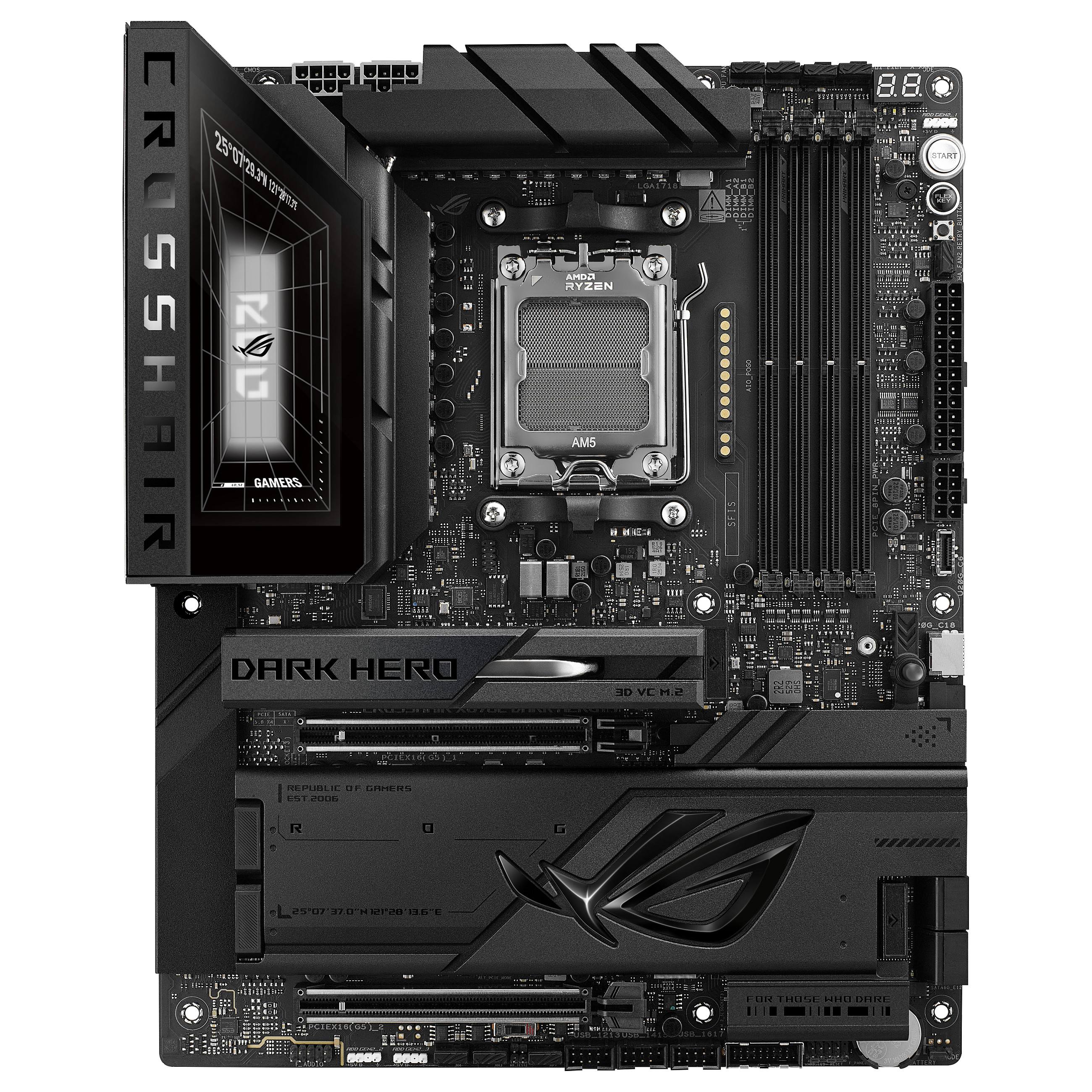 Matična ploča ASUS ROG CROSSHAIR X870E DARK HERO (AMD X870E, Socket AM5, ATX, DDR5, WiFi 7)-0