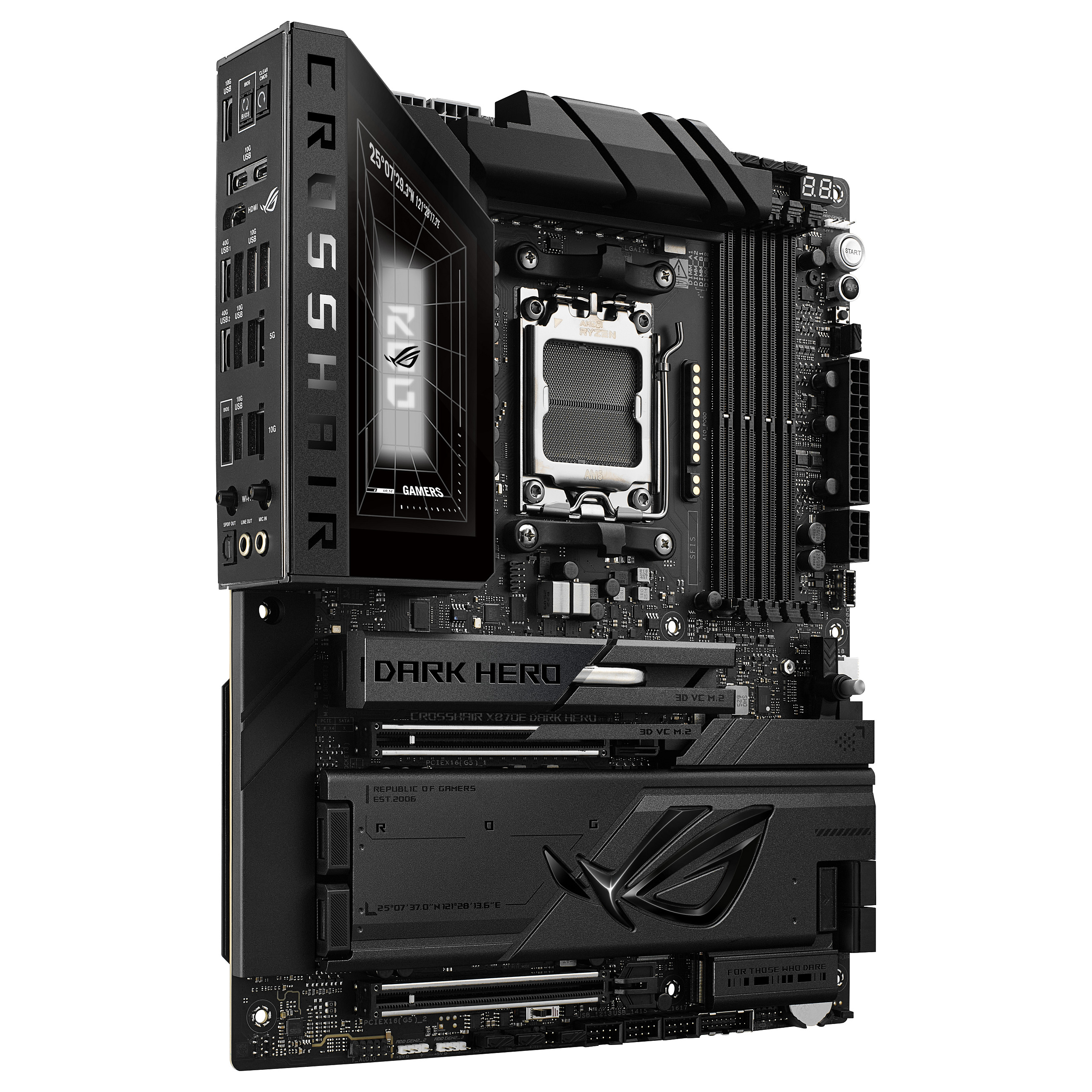 Matična ploča ASUS ROG CROSSHAIR X870E DARK HERO (AMD X870E, Socket AM5, ATX, DDR5, WiFi 7)-1
