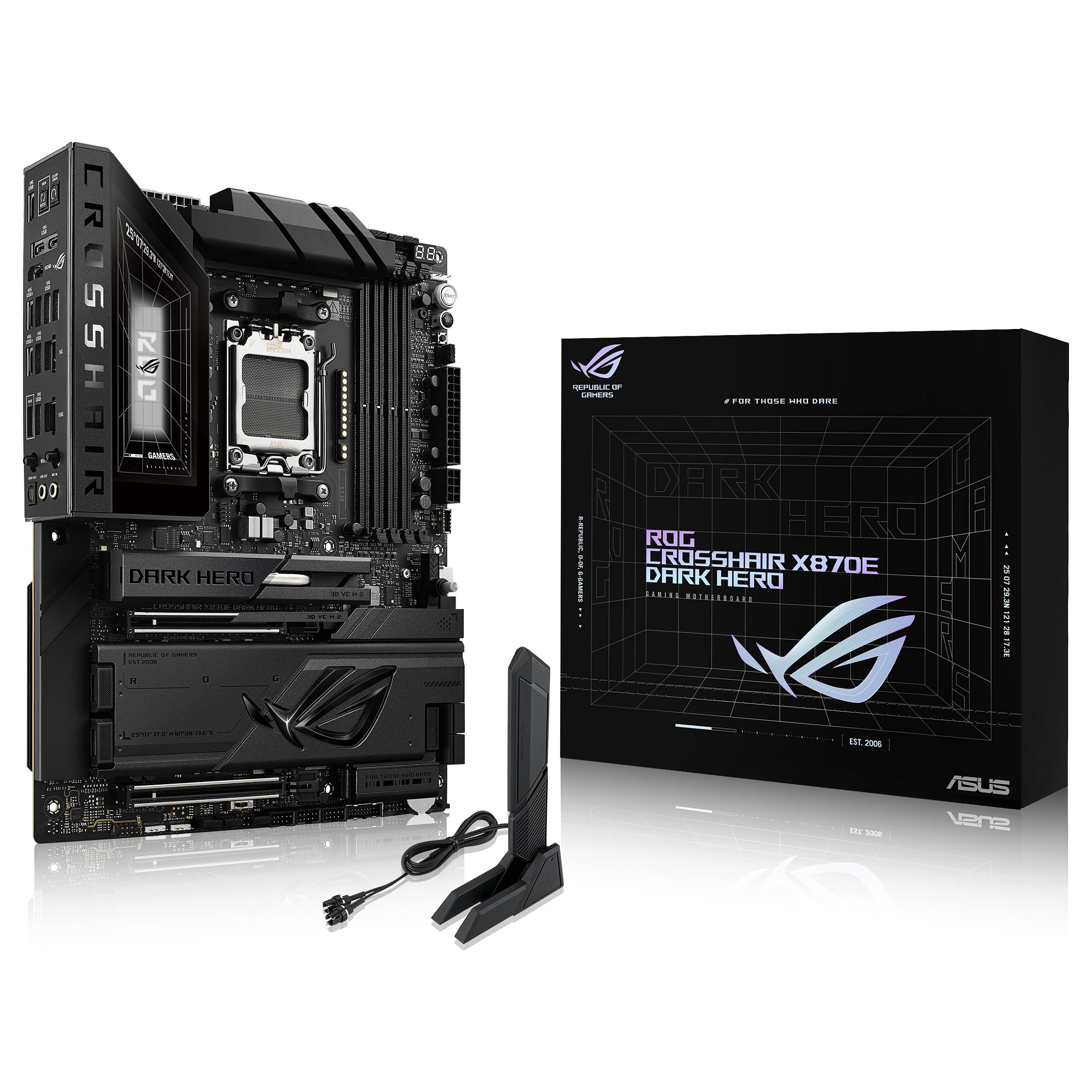 Matična ploča ASUS ROG CROSSHAIR X870E DARK HERO (AMD X870E, Socket AM5, ATX, DDR5, WiFi 7)-11