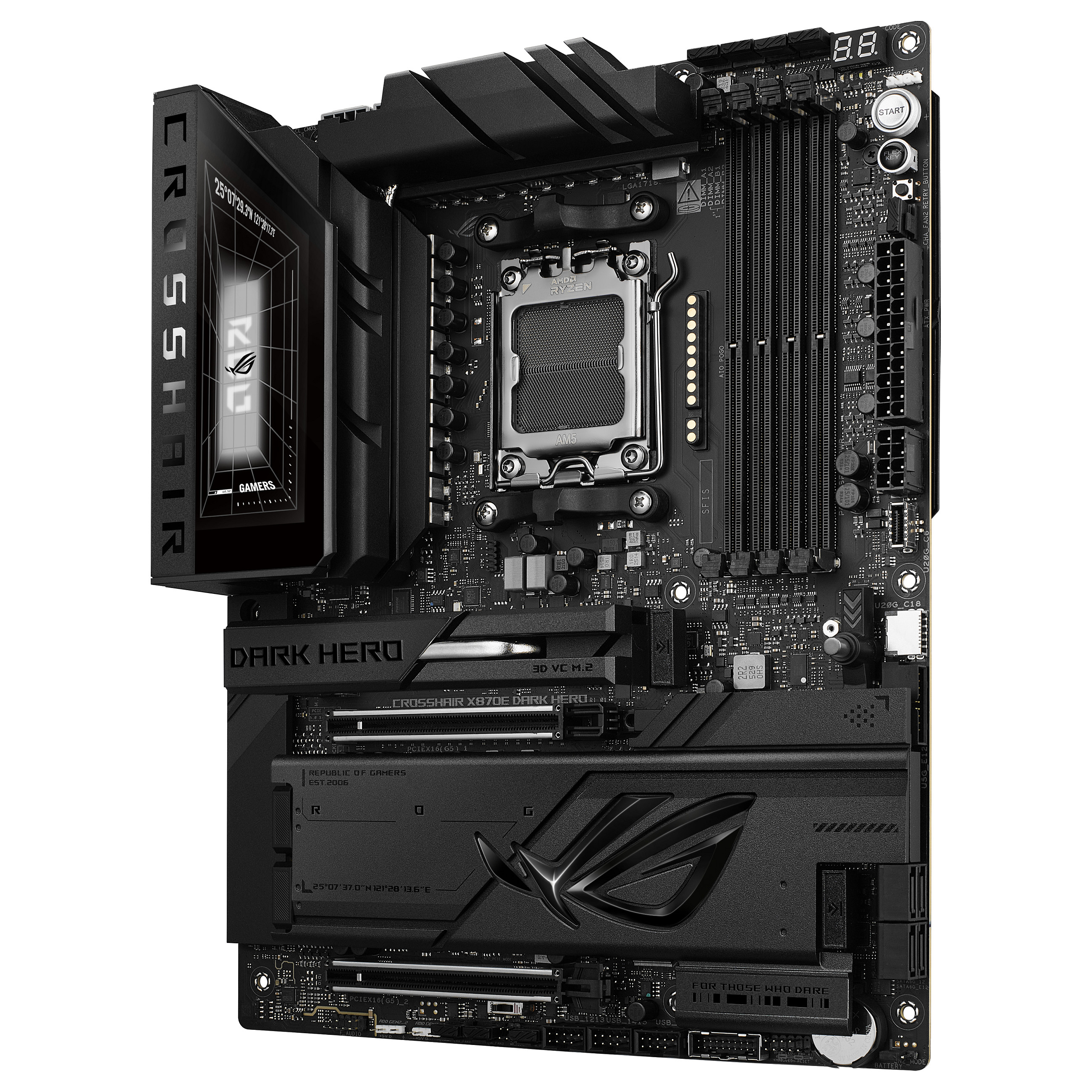 Matična ploča ASUS ROG CROSSHAIR X870E DARK HERO (AMD X870E, Socket AM5, ATX, DDR5, WiFi 7)-2